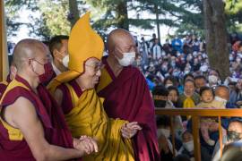 El Dalai Lama en Dharamshala, India, el 7 de marzo de 2023. (AP foto/Ashwini Bhatia)