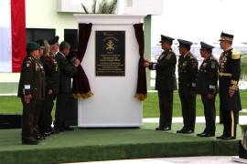 El general Secretario de la Defensa Nacional, Luis Crescencio Sandoval, inauguró las instalaciones militares en Piedras Negras, Coahuila.