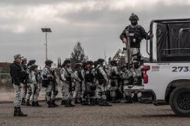 Elementos de seguridad en Baja California, México