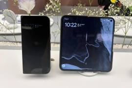 Los teléfonos Pixel 11 Pro Fold de Google durante una presentación previa de sus nuevos productos este martes, en el marco de ‘Made by Google’ en Nueva York.