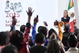 Sheinbaum reiteró en conferencia de prensa que la Sedena también desarrolla y adquiere armamento.