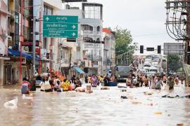 El Departamento de Prevención y Mitigación de Desastres dijo que las inundaciones fueron provocadas por lluvias torrenciales en 12 provincias del sur. FOTO: