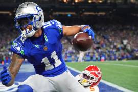 Jaxon Smith-Njigba fue la pesadilla de los Chiefs de Kansas City, al encabezar la ofensiva de Seattle y brillar con una espectacular recepción de touchdown.