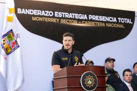 El gobernador Samuel García dio el banderazo en el C5 para arrancar el operativo Presencia Total en Nuevo León rumbo al Mundial 2026