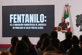 La mandataria federal reiteró en su conferencia que los narcolaboratorios destruidos no son de fentanilo | Foto: Cuartoscuro