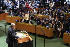 Guterres se dirigió a líderes mundiales en el marco de la Asamblea General de Naciones Unidas que se celebra esta semana en Nueva York.