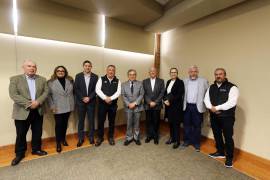 Representantes de grandes empresas de Saltillo asistieron a la reunión celebrada en la sala de seminarios “Emilio J. Talamás”, de la Unidad Camporredondo.