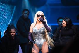 Christina Aguilera ofreció lujo y música en el Teatro Yaamava en California