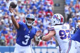 Los Bills no pudieron imponerse a los Giants de Russell Wilson, en su primer juego de pretemporada 2025, dejando dudas sobre su preparación defensiva.