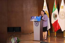 Eva Kerena Hernández Martínez presentó su segundo informe de actividades ante la comunidad universitaria en Campus Arteaga.