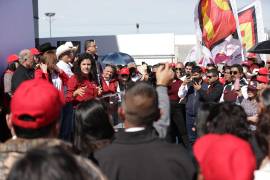 Luisa Alcalde, dirigente de Morena, aseguró que la alternancia política es posible.