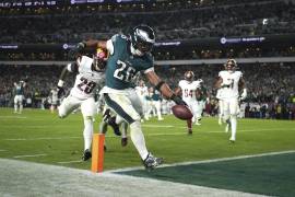 Saquon Barkley fue la figura del encuentro en un partido donde los Eagles cortaron la buena racha de los Commanders.