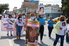 Solidaridad. Madres de desaparecidos marcharon el Día de las Madres para exigir justicia y gritarles a las autoridades que “ya basta”.