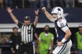 El quarterback suplente, Cooper Rush, guió a los Cowboys a consumar la victoria en una de las fechas donde mayor efectividad tienen.