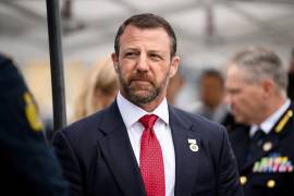 El secretario de Seguridad Nacional de EE. UU., Markwayne Mullin, asiste a la reunión ministerial de los “Cinco Países” de 2026 en Sídney, Australia, el 26 de agosto de 2026.