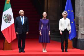 La ceremonia protocolaria se realizó en uno de los espacios más emblemáticos de Palacio Nacional.