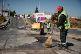 Cuadrillas del Municipio trabajan día a día para mejorar las condiciones de las calles de la ciudad.