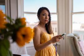 Connie Li en su casa en San Francisco, 29 de julio de 2023.