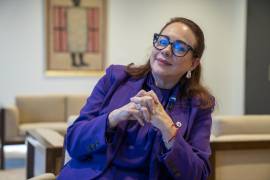 La política ecuatoriana María Fernanda Espinosa Garcés. 75 lideresas, agrupadas en la organización GWL Voices, están trabajando por que el reemplazo de António Guterres sea por fin una mujer.