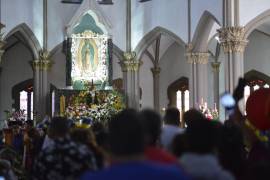 Saltillo, Coah. Mex. 04 de noviembre del 2022 Peregrinación de trabajadores y festejos en honor a la Virgen de Guadalupe, a 8 días de su festejo
