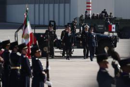 Sheinbaum aseguró en su discurso que las amenazas contra México “no siempre vinieron de fuera”.