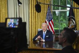 Joe Biden firmó este sábado a ley que permite que Estados Unidos eleve su límite de deuda.