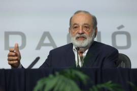 Slim dio -en su tradicional conferencia de prensa anual- un informe general del crecimiento y planes de inversión en el país.
