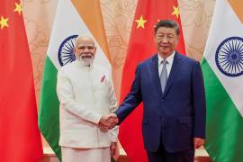 Modi y Jinping se reunieron en China, en la búsqueda de una relación más cercana.