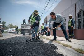 Los trabajos buscan mejorar la movilidad en corredores industriales por donde circula transporte de carga y personal.