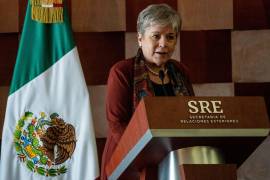 La canciller mexicana, Alicia Barcena. La SRE ofreció “seguimiento puntual al proceso judicial que esta decisión implica” y un acercamiento con los “dreamers”.