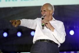 El entonces candidato a la presidencia de Honduras, Nasry Asfura, en evento en Tegucigalpa. Asfura, afirmó estar “preparado para gobernar” el país luego de ser declaró virtual presidente electo.