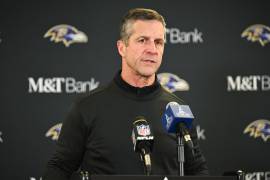 John Harbaugh dejó el cargo en Baltimore tras 18 temporadas como entrenador en jefe.
