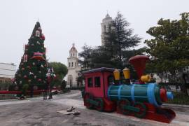Casi lista para su inauguración está la ‘Villamagia’ en la Plaza de Armas de Saltillo.