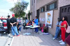 Trabajadores del IMSS mantuvieron un campamento frente a la Sección XII del SNTSS en Saltillo, como parte de las protestas que se han extendido a cinco municipios de Coahuila.