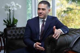 Omar García Harfuch, secretario de Seguridad y Protección Ciudadana de México, en entrevista para EL UNIVERSAL.
