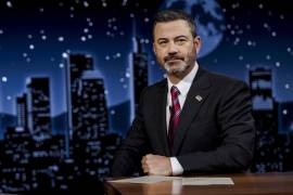 El presentador Jimmy Kimmel durante una grabación de “Jimmy Kimmel Live” . Los monólogos de los presentadores de programas nocturnos pueden parecer especialmente mordaces en este momento.
