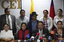 El presidente de la disuelta Asamblea Nacional de Ecuador, Virgilio Saquicela, dijo confiar que la Corte Constitucional falle en favor de ellos.