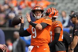 Joe Burrow podría ser el jugador destacado en el encuentro donde se enfrentarán los Bengals ante los Commanders.