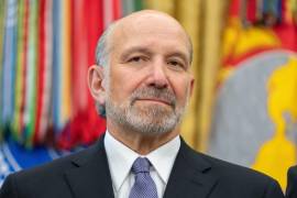 El secretario de Comercio estadounidense Howard Lutnick en la Oficina Oval en la Casa Blanca en Washington, el 23 de abril del 2026, informó la agencia de noticias AP.