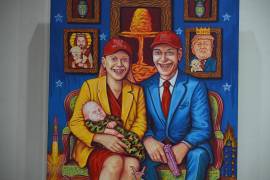 Borers Tok Tok retrata lo grotesco del capitalismo en su expo ‘Excesos y poder’ en Saltillo