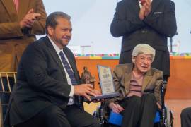 María de Jesús Aguirre de Saucedo fue reconocida en la categoría En Vida por su ejemplo familiar y comunitario.