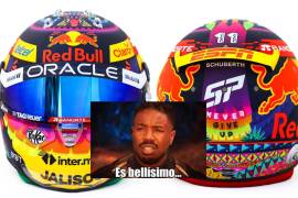 El mexicano reveló cuál será el diseño del casco que ocupará durante el Gran Premio de México.