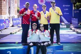 Matías Grande y Alejandra Valencia conquistaron la medalla de oro en equipos mixtos de arco recurvo tras vencer a Estados Unidos en la final.