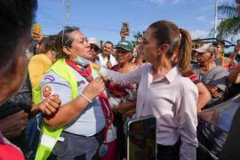 ‘No dejaremos a nadie atrás’: Sheinbaum recorre zonas devastadas por las tormentas: La presidenta Claudia Sheinbaum viajó este domingo a Puebla, Veracruz e Hidalgo para supervisar los daños causados por las intensas lluvias.
