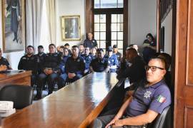 Personal de seguridad y protección infantil actualizó los protocolos que se aplicarán durante la Feria de la Uva 2026.