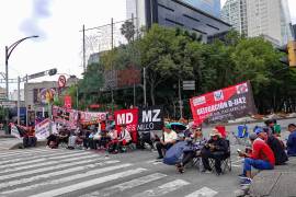 En la CDMX varios contingentes realizaron bloqueos en Paseo de la Reforma.
