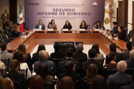 Elma Marisol Martínez compareció ante diputados en el Congreso local.
