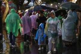 Continúan las fuertes lluvias en la capital del país.