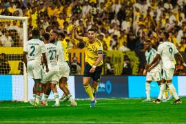 Cristiano Ronaldo anotó su gol 970 como profesional y encaminó al Al Nassr al triunfo 2-0 sobre Al Ahli en la Saudi Pro League.