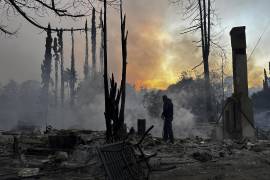 El más destructivo es el de Palisades, un barrio ubicado en Los Ángeles con 6 mil 974 hectáreas y el de Eaton con 4 mil 290 hectáreas. FOTO: